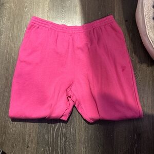 Pink joggers with Embroidered Logo